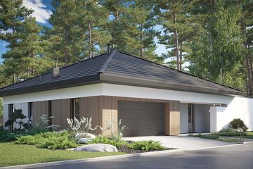  Projekt domu HomeKoncept 97 G2 (KRX1176) - projekt domu parterowego - Zdjęcie 2