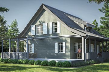  Projekt domu MJS-126 (WBD1024) - projekt domu parterowego z poddaszem - Zdjęcie 3