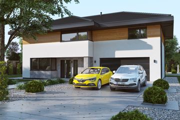  Projekt domu KA162 (PKT1251) - projekt domu z pełnym piętrem - Zdjęcie 1