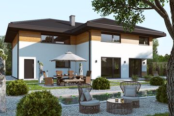  Projekt domu KA162 (PKT1251) - projekt domu z pełnym piętrem - Zdjęcie 2