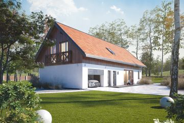  Projekt domu Tytus (BSA2317) - projekt domu parterowego z poddaszem - Zdjęcie 6