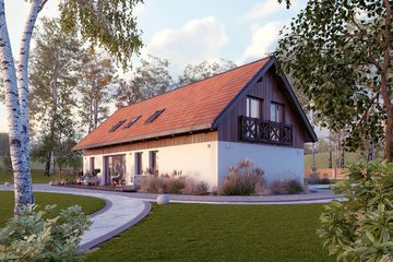  Projekt domu Tytus (BSA2317) - projekt domu parterowego z poddaszem - Zdjęcie 2