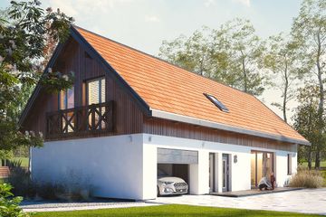  Projekt domu Tytus (BSA2317) - projekt domu parterowego z poddaszem - Zdjęcie 1