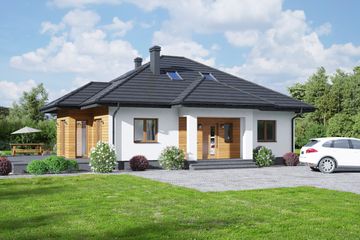  Projekt domu Zamość 3m (KRP2594) - projekt domu parterowego - Zdjęcie 1