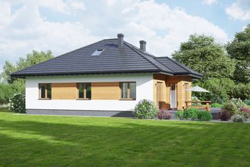  Projekt domu Zamość 3m (KRP2594) - projekt domu parterowego - Zdjęcie 2