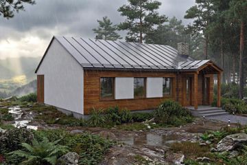  Projekt domu Słoneczny (GDE1023) - projekt domu parterowego - Zdjęcie 3