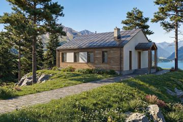  Projekt domu Słoneczny 2 (GDE1024) - projekt domu parterowego - Zdjęcie 5