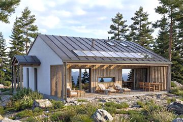  Projekt domu Słoneczny 2 (GDE1024) - projekt domu parterowego - Zdjęcie 1