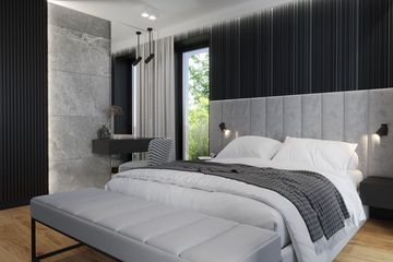  Projekt domu Panoramiczny 2 (GDE1025) - projekt domu parterowego z poddaszem - Zdjęcie 11