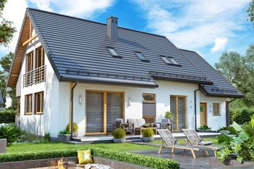  Projekt domu BW-36 wariant 5 (FL) (JGC1245) - projekt domu parterowego z poddaszem - Zdjęcie 3