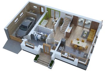  Projekt domu BW-36 wariant 5 (FL) (JGC1245) - projekt domu parterowego z poddaszem - Zdjęcie 4