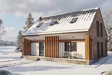  Projekt domu Grot (GDE1026) - projekt domu parterowego z poddaszem - Zdjęcie 6