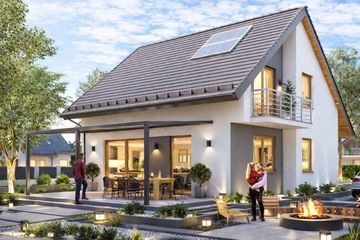  Projekt domu BW-70 wariant 2 (JGC1246) - projekt domu parterowego z poddaszem - Zdjęcie 1