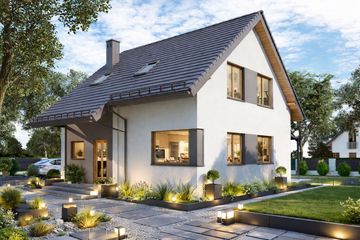  Projekt domu BW-70 wariant 2 (JGC1246) - projekt domu parterowego z poddaszem - Zdjęcie 2