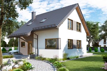  Projekt domu BW-70 wariant 2 (JGC1246) - projekt domu parterowego z poddaszem - Zdjęcie 3