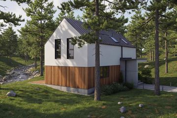  Projekt domu Tarpan (GDE1027) - projekt domu parterowego z poddaszem - Zdjęcie 3