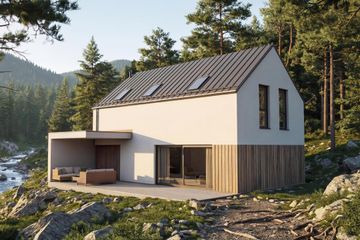  Projekt domu Tarpan (GDE1027) - projekt domu parterowego z poddaszem - Zdjęcie 1