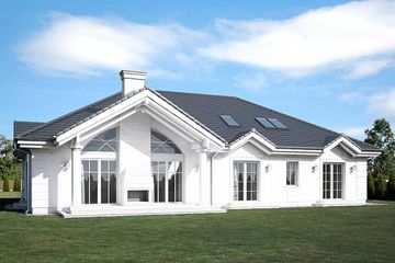  Projekt domu Rezydencja parkowa 3 B (WAH2102) - projekt domu parterowego z poddaszem - Zdjęcie 5