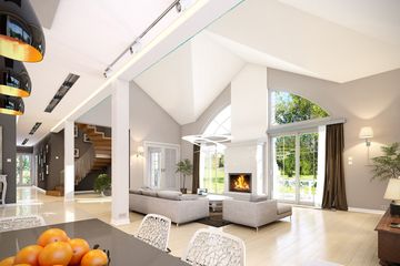  Projekt domu Rezydencja parkowa 3 B (WAH2102) - projekt domu parterowego z poddaszem - Zdjęcie 7