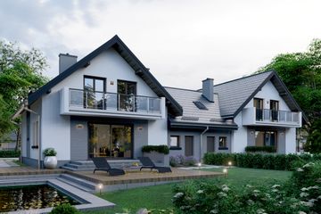  Projekt domu APS 209 dwulokalowy (LUA1554) - projekt domu parterowego z poddaszem - Zdjęcie 4