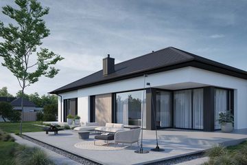  Projekt domu HomeKoncept 38 wariant 01 (KRX1183) - projekt domu parterowego - Zdjęcie 6