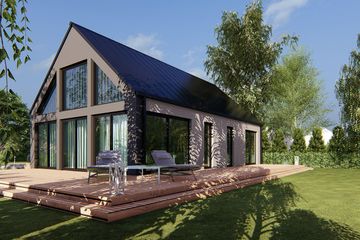  Projekt domu uA67v6 (WCB1343) - projekt domu parterowego - Zdjęcie 3