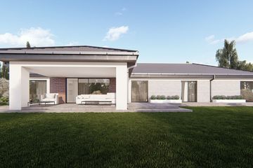  Projekt domu uA104v1 (WCB1344) - projekt domu parterowego - Zdjęcie 3