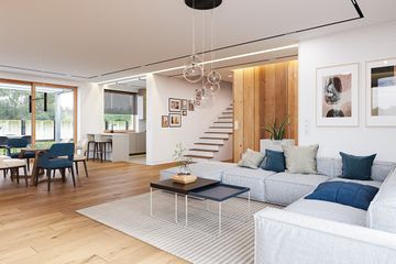  Projekt domu Tytan 5 (WAH2104) - projekt domu z pełnym piętrem - Zdjęcie 5