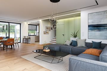  Projekt domu Tytan 5 B (WAH2105) - projekt domu z pełnym piętrem - Zdjęcie 4