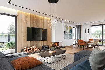  Projekt domu Tytan 5 B (WAH2105) - projekt domu z pełnym piętrem - Zdjęcie 6