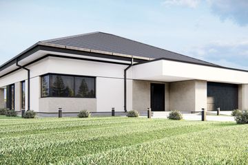  Projekt domu uA192 (WCB1345) - projekt domu parterowego - Zdjęcie 1