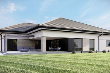  Projekt domu uA192 (WCB1345) - projekt domu parterowego - Zdjęcie 2