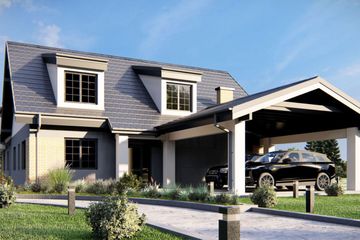  Projekt domu uA216 (WCB1347) - projekt domu parterowego z poddaszem - Zdjęcie 4