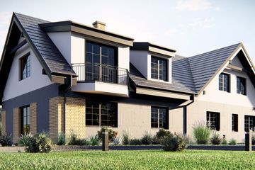  Projekt domu uA216 (WCB1347) - projekt domu parterowego z poddaszem - Zdjęcie 6