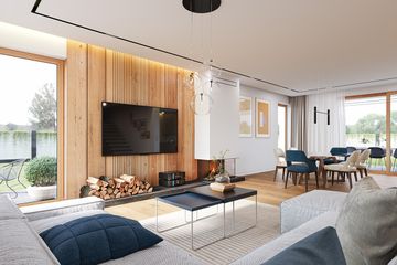  Projekt domu Tytan 6 (WAH2106) - projekt domu z pełnym piętrem - Zdjęcie 6