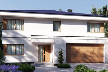  Projekt domu uA234 (WCB1348) - projekt domu z pełnym piętrem - Zdjęcie 1