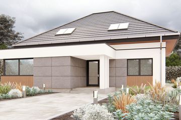  Projekt domu uA235 (WCB1351) - projekt domu parterowego z poddaszem - Zdjęcie 1