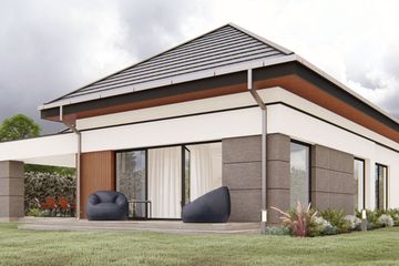  Projekt domu uA235 (WCB1351) - projekt domu parterowego z poddaszem - Zdjęcie 2