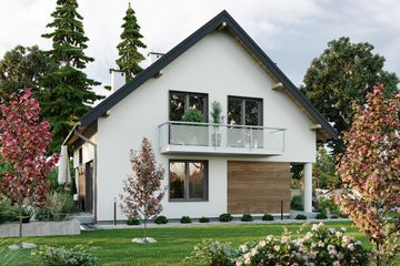  Projekt domu Gustaw (1782) (KRD2907) - projekt domu parterowego z poddaszem - Zdjęcie 5