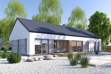  Projekt domu Dompasja 61 (BBE1051) - projekt domu parterowego - Zdjęcie 2