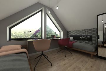  Projekt domu letniskowego KA151 (PKT1249) - projekt domu letniskowego parterowego z poddaszem - Zdjęcie 10