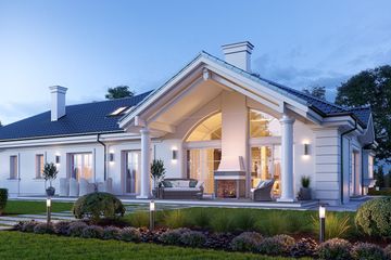  Projekt domu Willa Parkowa 8 A (WAH2108) - projekt domu parterowego z poddaszem - Zdjęcie 5