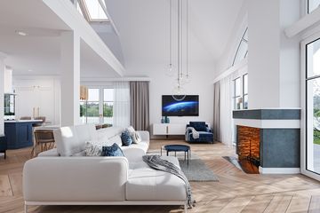  Projekt domu Willa Parkowa 8 B (WAH2109) - projekt domu parterowego z poddaszem - Zdjęcie 6