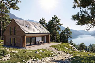  Projekt domu Grot - drewniany (GDE1028) - projekt domu parterowego z poddaszem - Zdjęcie 4