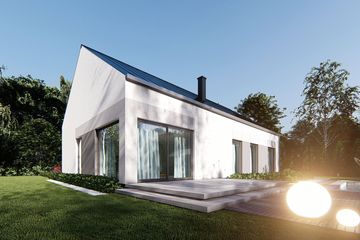  Projekt domu uA115v2 (WCB1353) - projekt domu parterowego - Zdjęcie 1