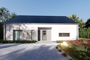  Projekt domu uA115v2 (WCB1353) - projekt domu parterowego - Zdjęcie 4