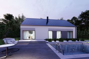  Projekt domu uA115v2 (WCB1353) - projekt domu parterowego - Zdjęcie 6