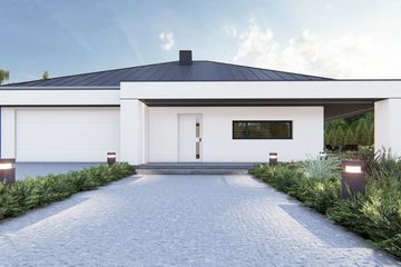  Projekt domu uA254 (WCB1355) - projekt domu parterowego - Zdjęcie 1