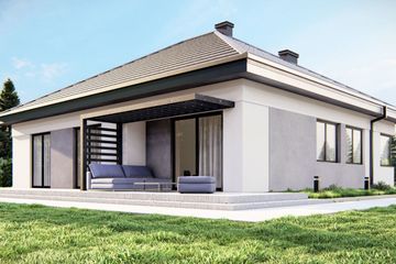  Projekt domu uA273 (WCB1356) - projekt domu parterowego - Zdjęcie 1