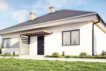  Projekt domu uA273 (WCB1356) - projekt domu parterowego - Zdjęcie 2